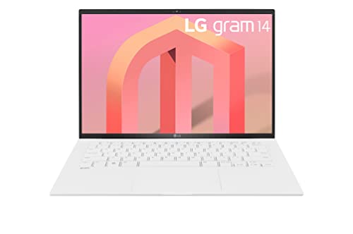 2022 LG Gram 14 Zoll Ultralight Notebook - 999g Intel Core i5 Laptop (16GB RAM, 512GB SSD, 23,5h Akkulaufzeit, 16:10 Entspiegeltes IPS-Display, Thunderbolt 4, Win 11 Home, Mirametrix) - Weiß