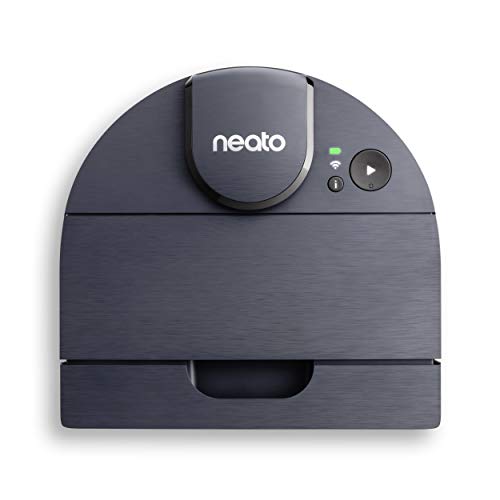 Neato Robotics D8 - Intelligenter Saugroboter - Lasernavigation - 100 Minuten Laufzeit - 700ml Staubbehälter - für Hartböden, Tierhaare und Teppiche