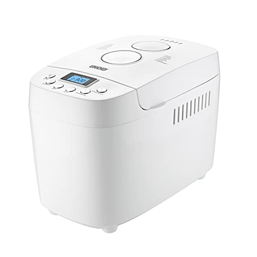 UNOLD 68520 BACKMEISTER Big White für bis zu 1.500g Brot, mit 15 Programmen für glutenfreies Brot, Timerfunktion, Waremhaltefunktion, LCD Display, weiß