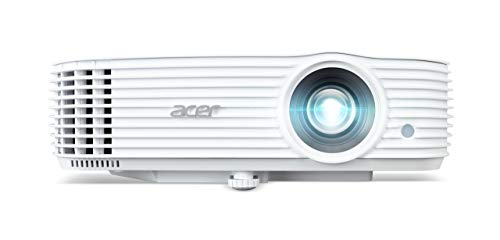 Acer H6542BDK DLP-Beamer (1080p Full HD (1.920 x 1.080 Pixel) 4.000 ANSI Lumen, 10.000:1 Kontrast, 3D, Keystone, 1x 3 Watt Lautsprecher, HDMI (HDCP)) weiß, Home Cinema