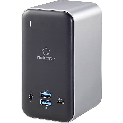 Renkforce USB-C® Dockingstation RF-DKS-650 Passend für Marke: Universal inkl. Ladefunktion