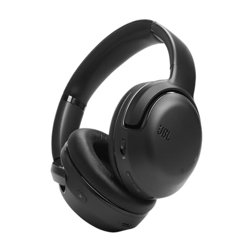 JBL Tour One M2 – Kabellose Over-Ear Kopfhörer – Bluetooth Kopfhörer mit Adaptivem Noise Cancelling in Schwarz – Bis zu 50 Stunden Wiedergabezeit mit nur einer Akkuladung