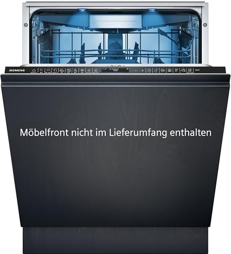 Siemens SN87YX03CE iQ700 Smarter Geschirrspüler Vollintegriert, 60 cm breit, Besteckschublade, glassZone schonende Reinigung Ihrer Gläser, varioSpeed Plus on demand der Spül-Turbo, emotionLight