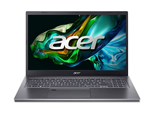 Acer Aspire 5 (A515-58M-78DX) Laptop | 15,6 FHD Display | Intel Core i7-1355U | 16 GB RAM | 1 TB SSD | Intel Iris Xe Grafik | Windows 11 | QWERTZ Tastatur | grau