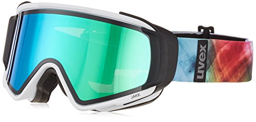 Uvex Erwachsene Jakk Take Off Skibrille, White mat, One Size
