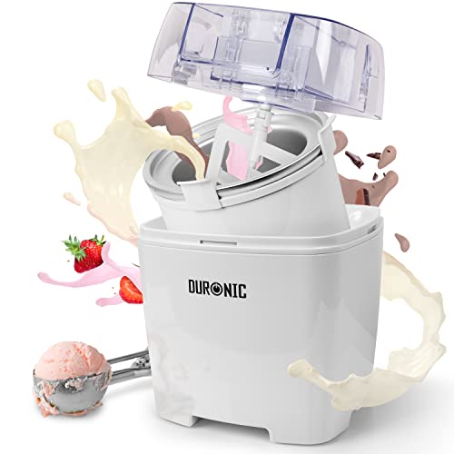 Duronic IM540 Eismaschine, Eis Maschine für Eiscreme und Sorbet, Eis selber machen mit Eismaschine, Ice Cream Maker für 1,5 L Eiscreme, Speiseeisbereiter für Eis und Frozen Yoghurt Grundrezept