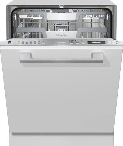 Miele G 7250 SCVi Vollintegrierter Geschirrspueler/Flexible Korbgestaltung / 8 Programme/Energieklasse A, Edelstahl, 60 cm Breite wird OHNE Blende geliefert