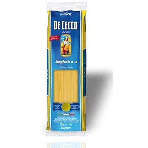 5x Pasta De Cecco 100% Italienisch Spaghetti n. 12 Nudeln 500g