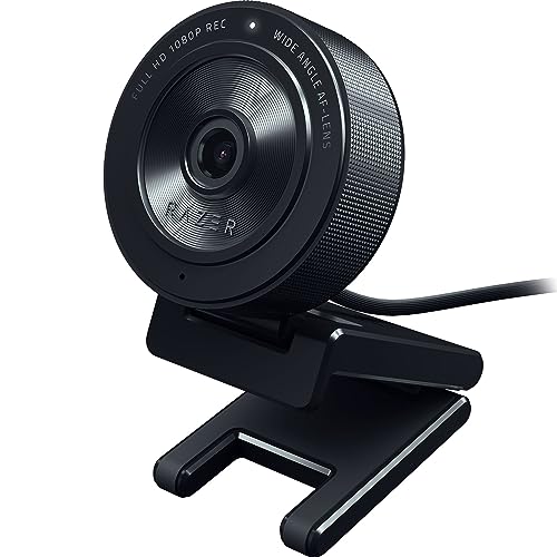 Razer Kiyo X Full HD Streaming-Webcam: 1080p 30fps oder 720p 60fps - Autofokus - Vollständig anpassbare Einstellungen - Flexible Montageoptionen - Funktioniert mit