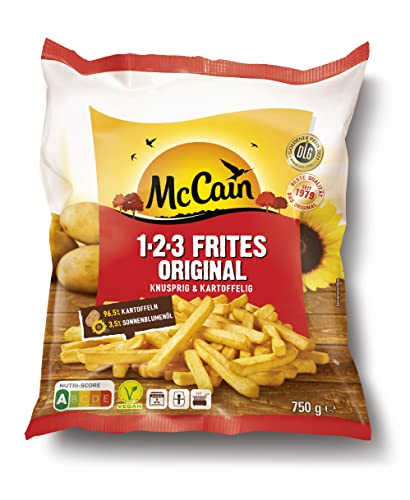 McCain 1.2.3 Frites Original, 750 g (Tiefgefroren)