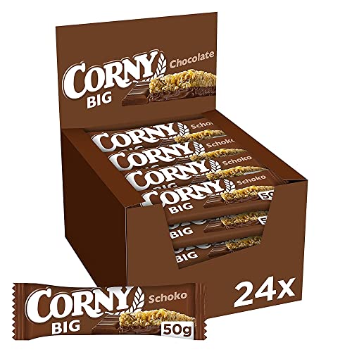 Müsliriegel Corny BIG Schoko, mit Erdnüssen und Schoko, Großpackung 24x50g