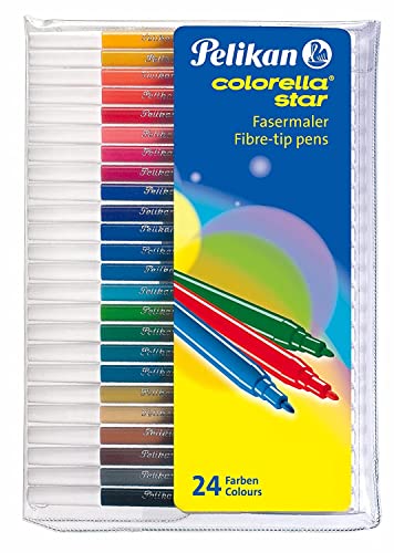 Pelikan Fasermaler Colorella Star, 1 Set, 24-farbig