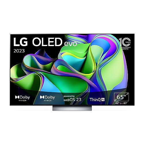 LG OLED65C37LA TV 165 cm (65 Zoll) OLED evo Fernseher (Smart TV, Brightness Booster, 120 Hz) [Modelljahr 2023]